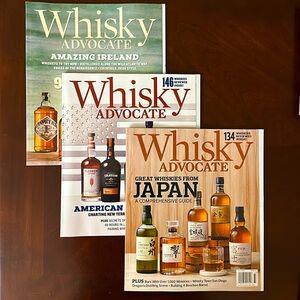 Whiskey Advocate Magazine 3 Bundle